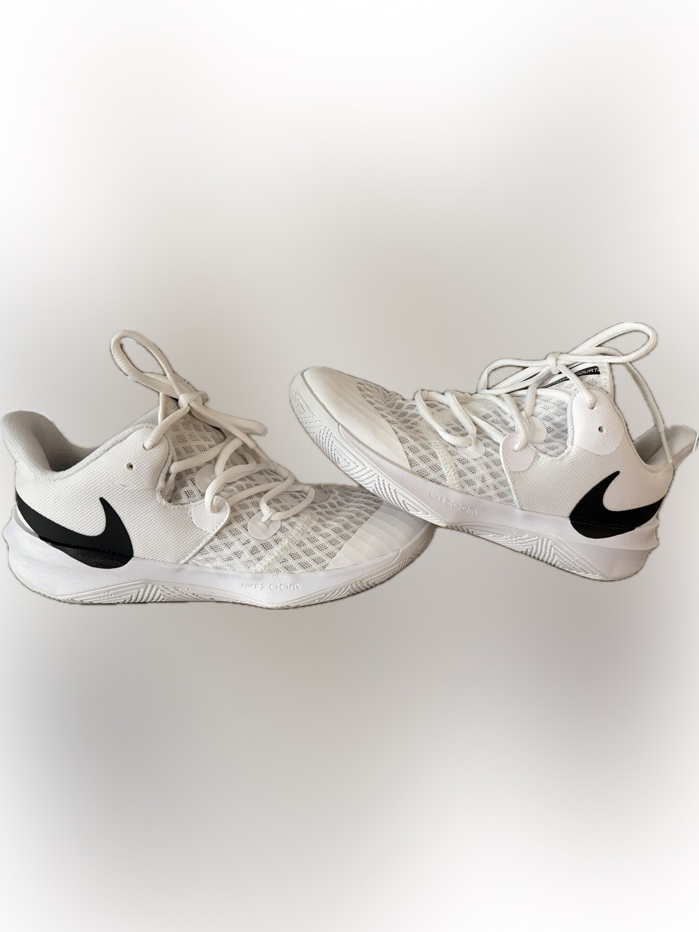 Nike Women's All-White Breathable Mesh Sneakers